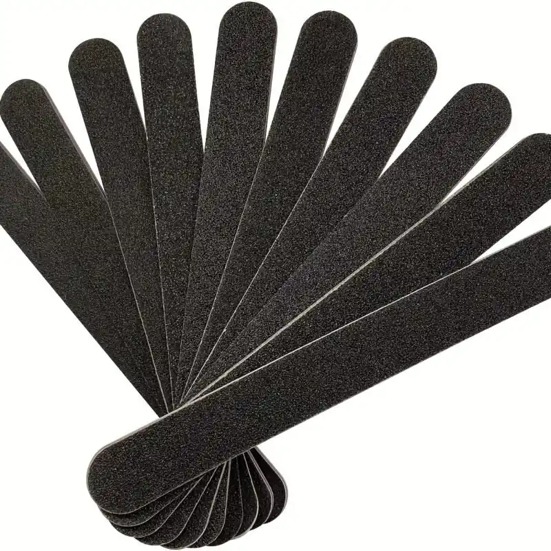 5 Pcs Doublesided 100180 Grit Nail Files For Manicure Pedicure