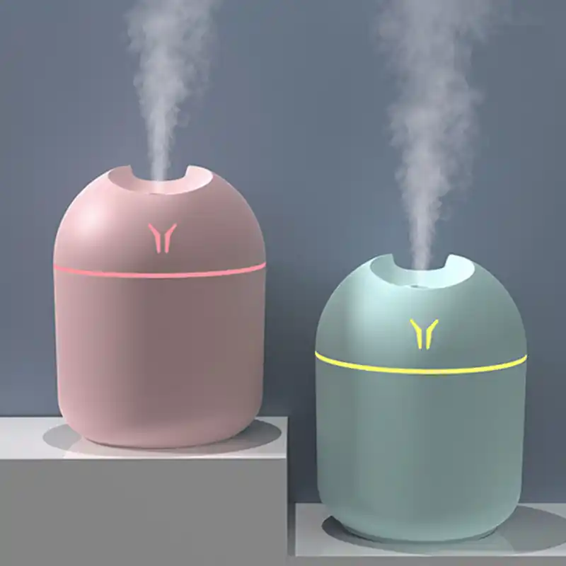 Usb Colorful Led Cool Mist Humidifier Home Office Car Use