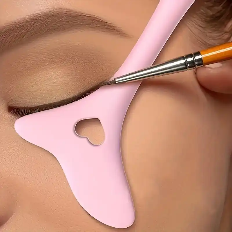 Precision Silicone Eyeliner Stencil Reusable Makeup Tool For Perfect Wings