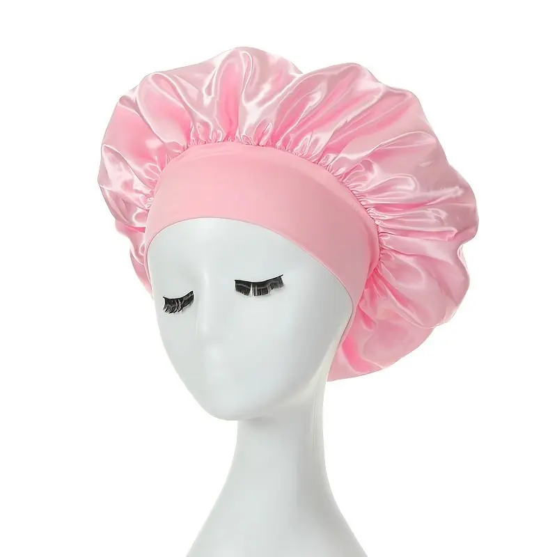 Luxurious Satin Bonnet For Curly Hair Frizzfree Night Sleep Cap