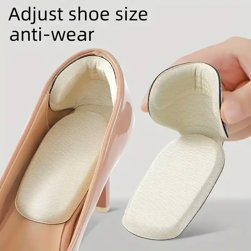 Adjustable Heel Pads For Shoes Antiwear Antidrop Size Adjustment Insoles