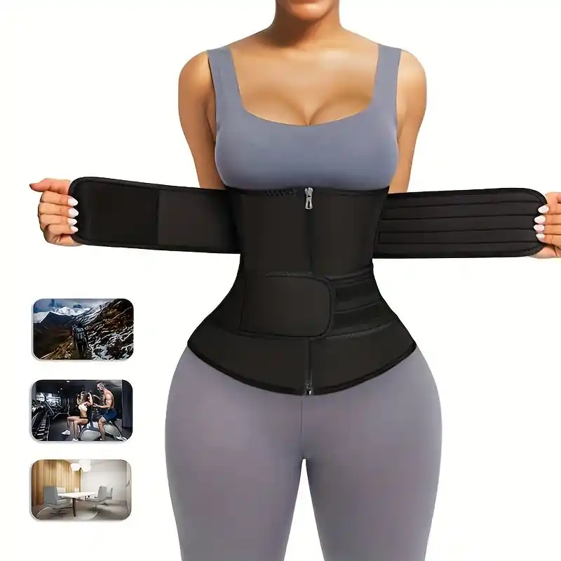 Adjustable Waist Shaping Belt Lumbar Support Abdomen Slimming Sweat Training Device