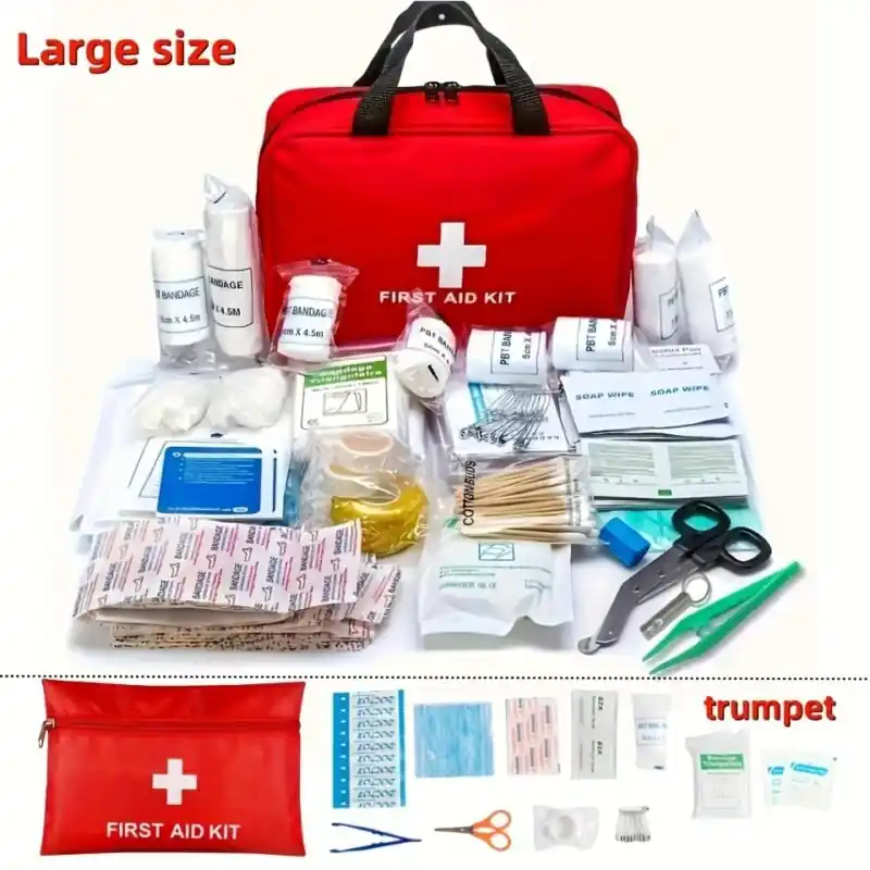Comprehensive 27173 Piece First Aid Kit Portable Emergency For Outdoors