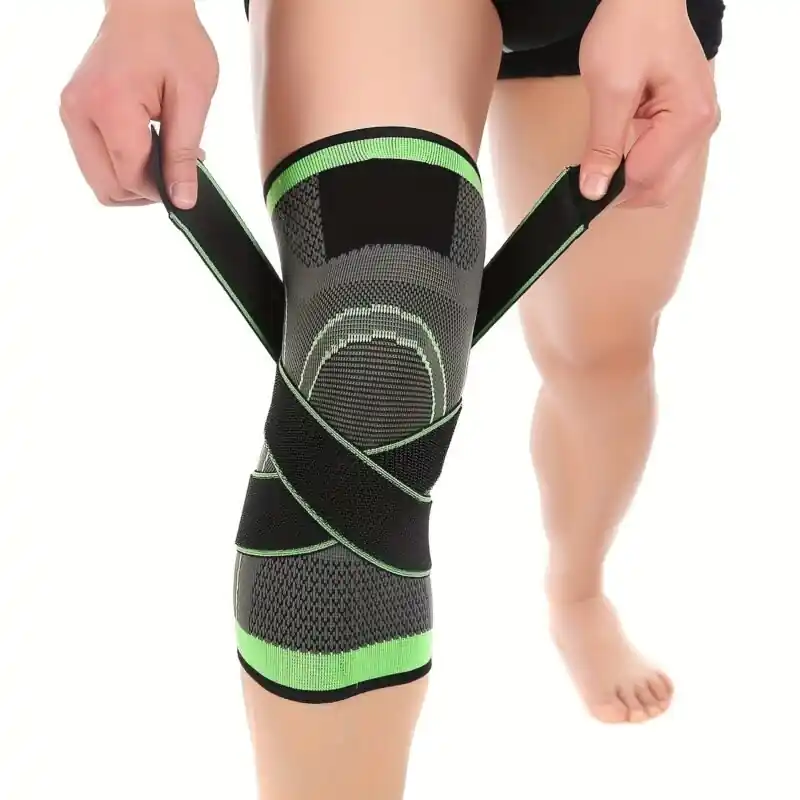 Adjustable Knee Compression Sleeve For Running Cycling Exercise Unisex Support