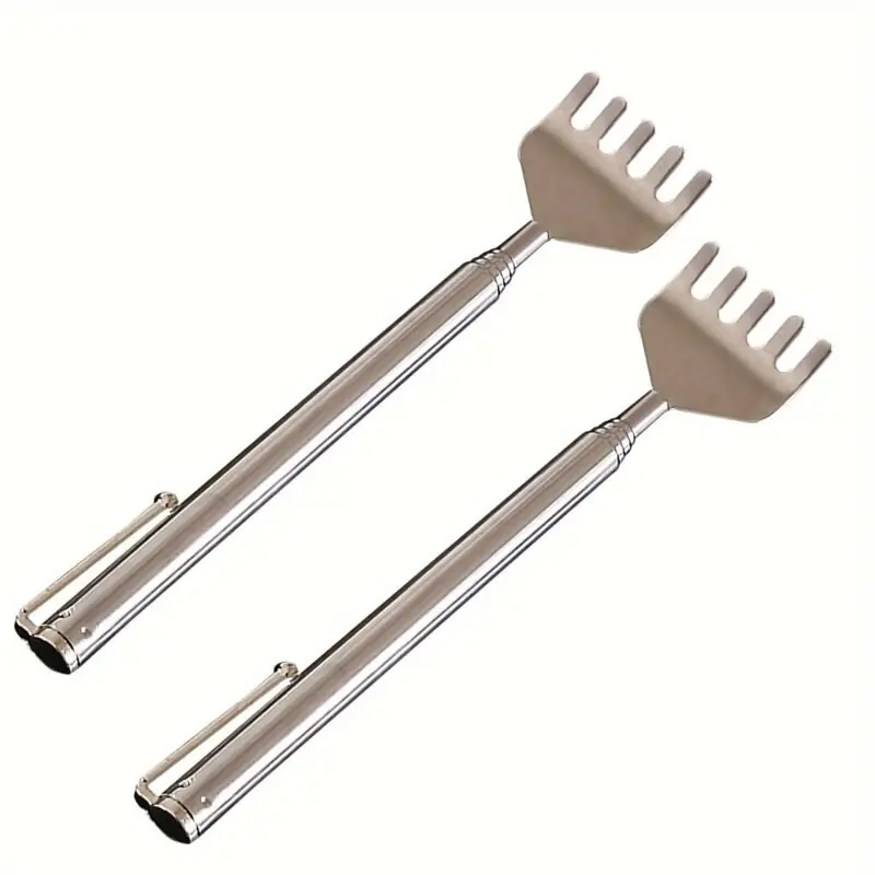 Adjustable Stainless Steel Telescopic Back Scratcher Portable Extendable Claw Tool