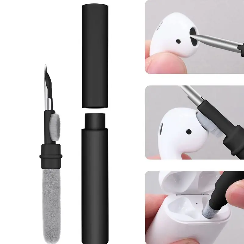 3in1 Earbuds Electronics Cleaning Kit With Soft Brush Wireless Earphones Keyboard