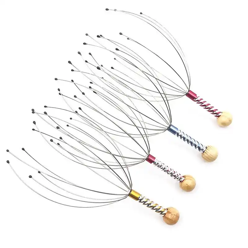 Octopus Head Scalp Massager Stress Relief Pain Relief Relaxation Tool