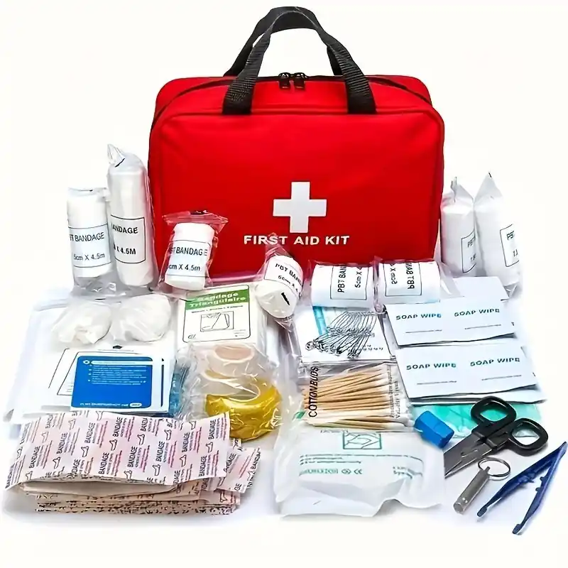 Compact First Aid Kit For Outdoor Travel Camping Hiking Emergency
