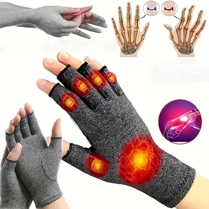 Touchsensitive Compression Gloves Enhance Circulation Warmth Easy Care Daily Comfort