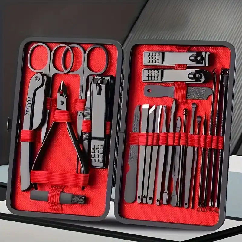 10pc Professional Nail Clippers Kit Precision Manicure Pedicure Tools Set