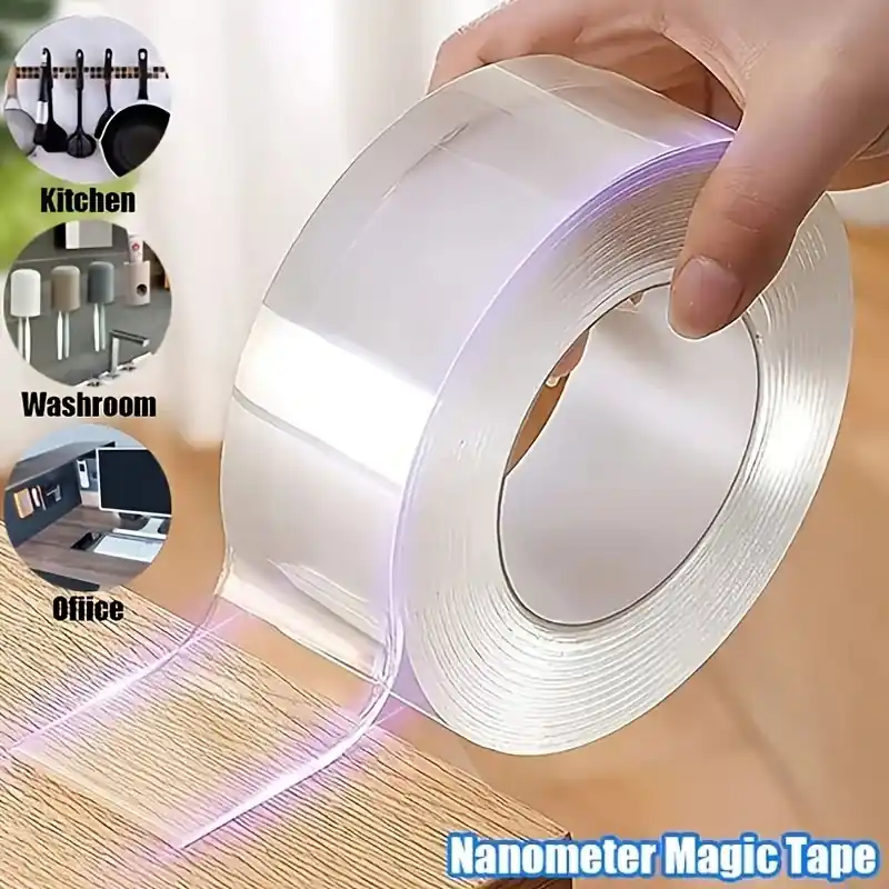 Ultra Strong Reusable Double Sided Nano Tape Washable Traceless