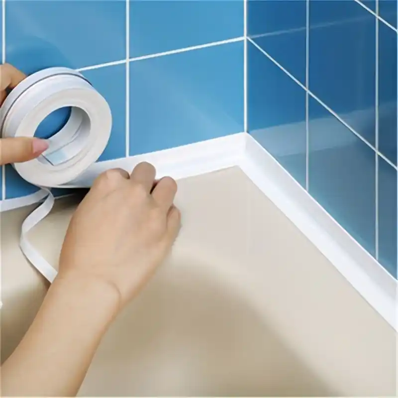 Selfadhesive Waterproof Shower Bath Sealing Tape Bathroom Dorm Decor