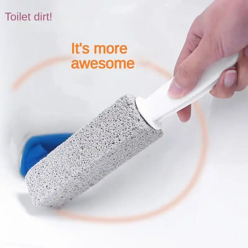 Toilet Cleaner Stone With Handle Remove Scale Rust Calcium Barbecue Grime