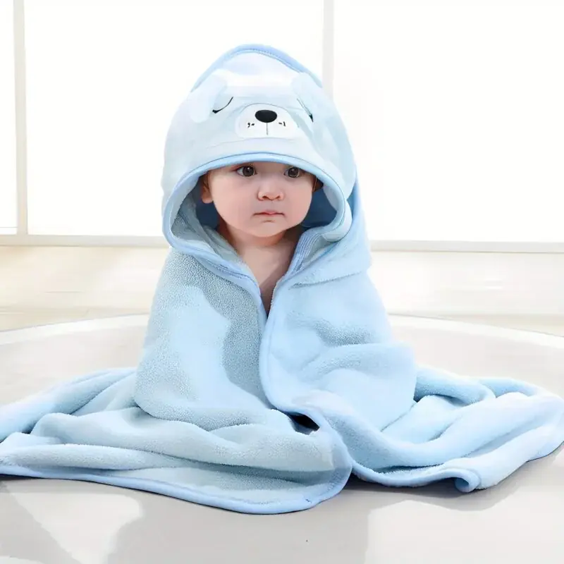 Kids Soft Absorbent Cartoon Bath Towel Ideal Holiday Gift