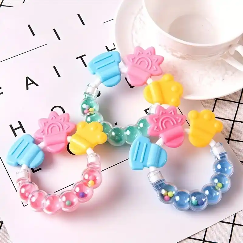 Baby Silicone Teether Rattle Perfect For Molar Development Musical Play