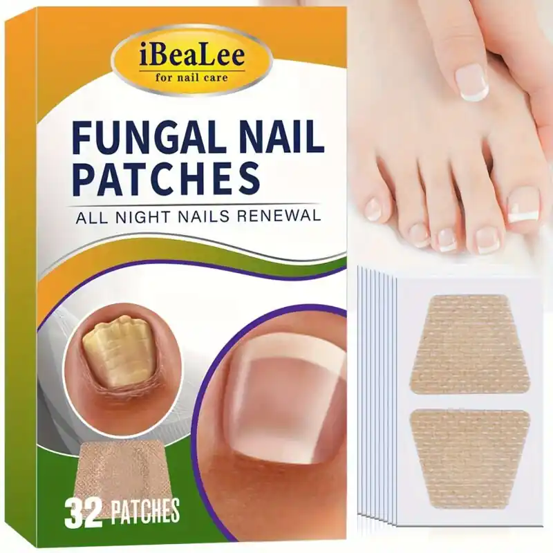 Extra Strength 32pcs Fungal Nail Treatment Patches For Toenail Fingernail