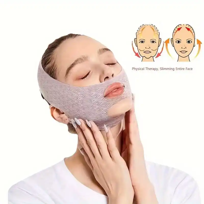 V Line Face Lift Sleeping Mask Chin Cheek Lifting Strap