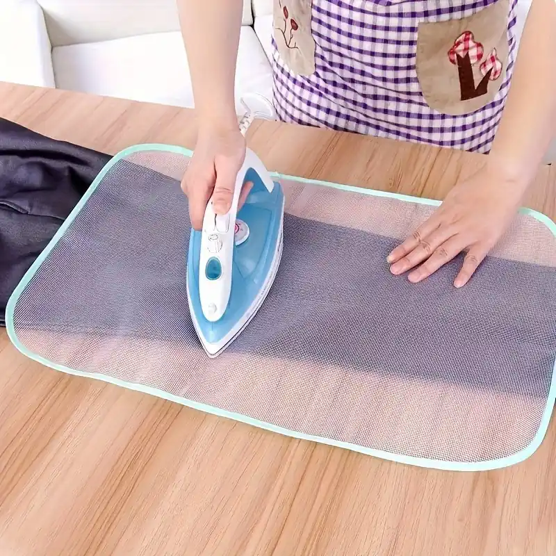 Heat Resistant Ironing Pad Protect Clothes With Mesh Steam Shield
