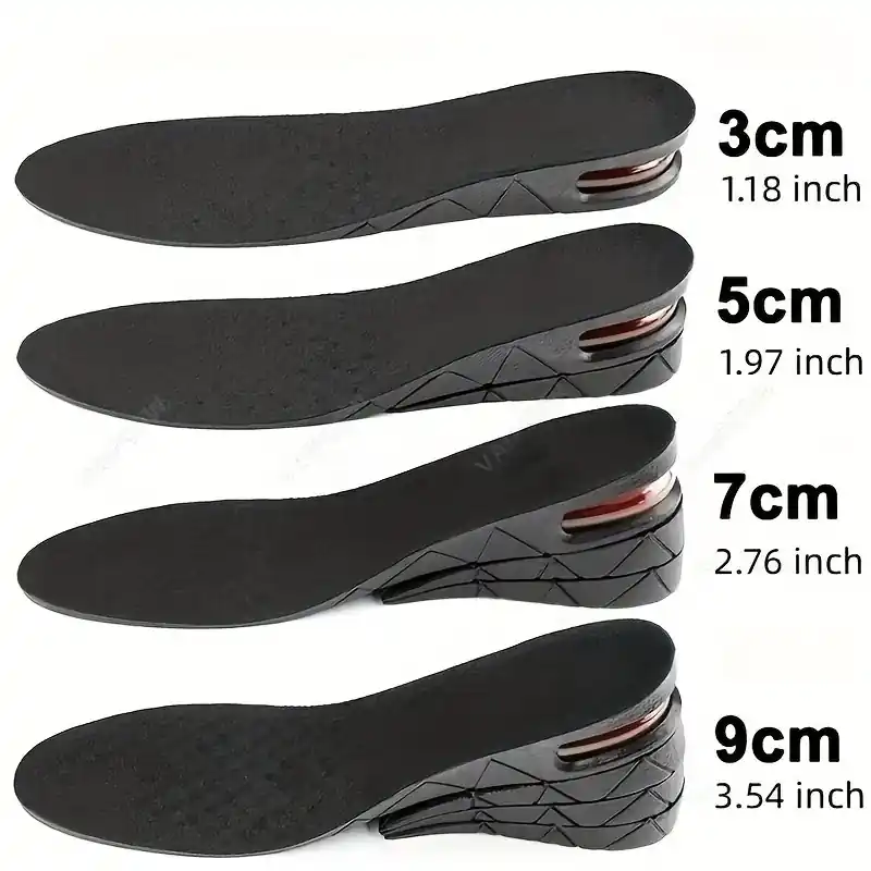 Adjustable Invisible Height Increase Insole Cushion Womens Comfortable Heel Insert