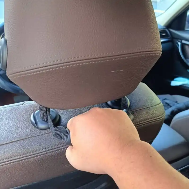 Universal Durable Car Seat Headrest Grab Handle Safety Grip Set