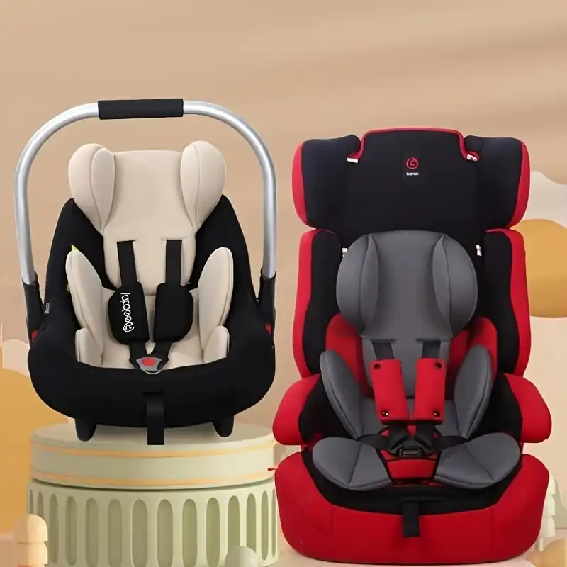 Universal 4season Car Safety Seat Pad With Washable Head Waist Cushion