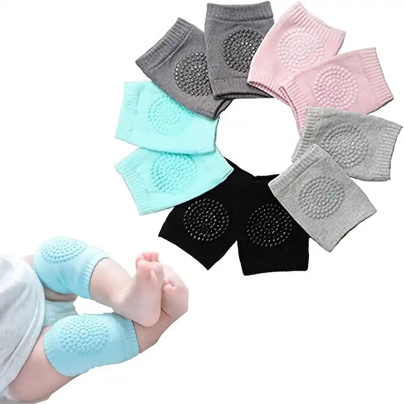 Nonslip Unisex Baby Knee Pads For Crawling 5 Pack Toddler Gift