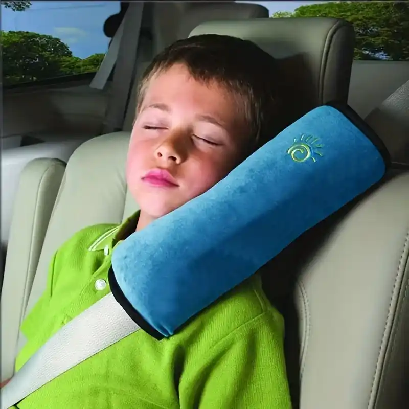 Baby Safety Car Seat Belt Pillow Breathable Plush Shoulder Protection Cushion