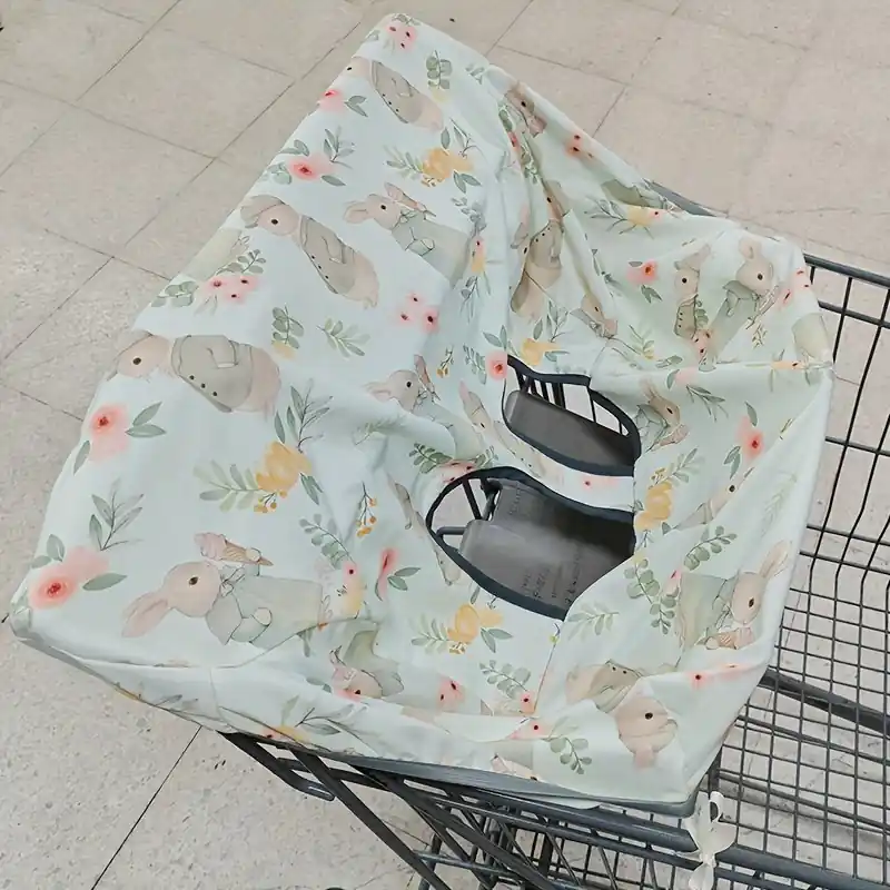 2in1 Portable Shopping Cart And High Chair Cover Ideal Holiday Gift