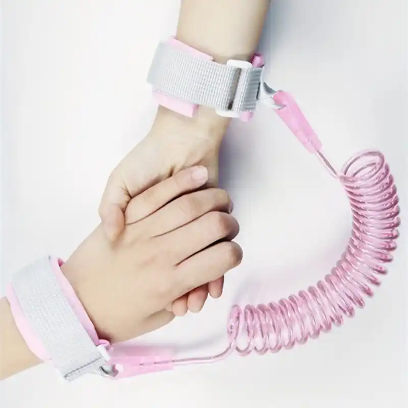 Baby Safety Wrist Leash Antilost Pink Toddler Bracelet Perfect Holiday Gift