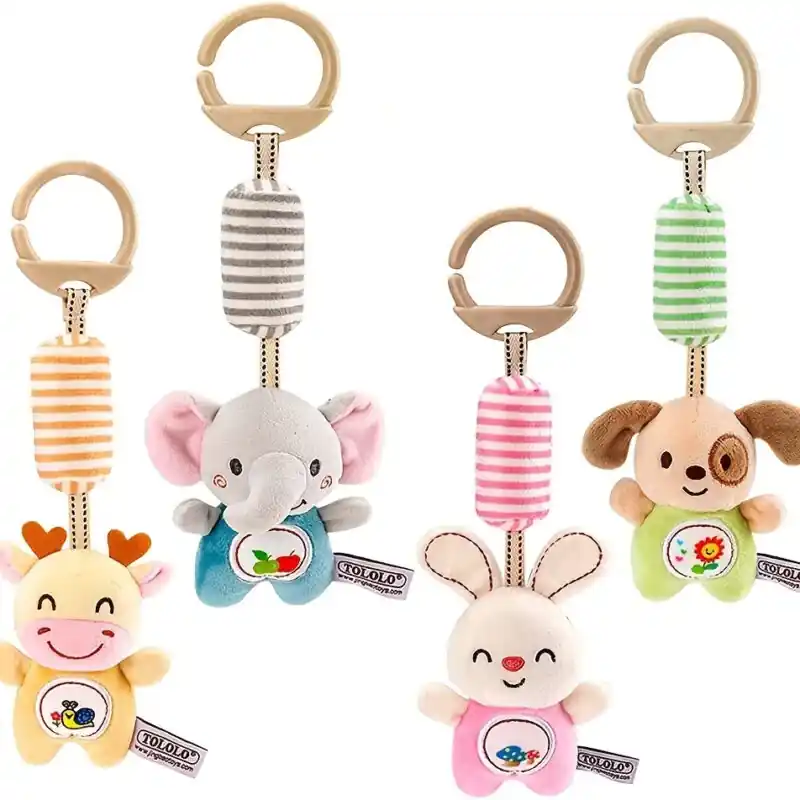 Tolol Colorful Baby Activity Toys Stroller Crib Wind Chimes For 312 Months