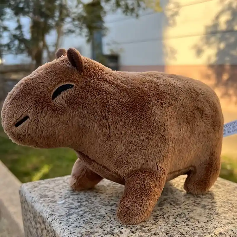 Cute 88 Inch Capybara Plush Toy Soft Stuffed Animal For Kids Birthday Gift