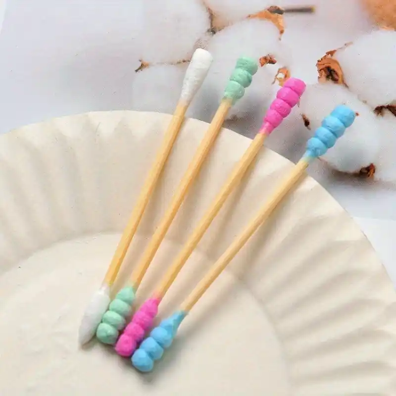 100pcs Doubleended Cotton Swabs For Ear Nose Cleaning Makeup