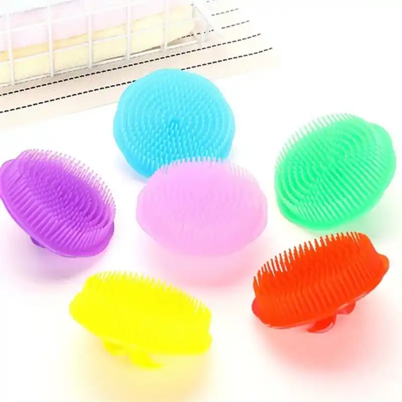 Detangling Scalp Massage Hair Brush With Handle Shower Comb Random Color
