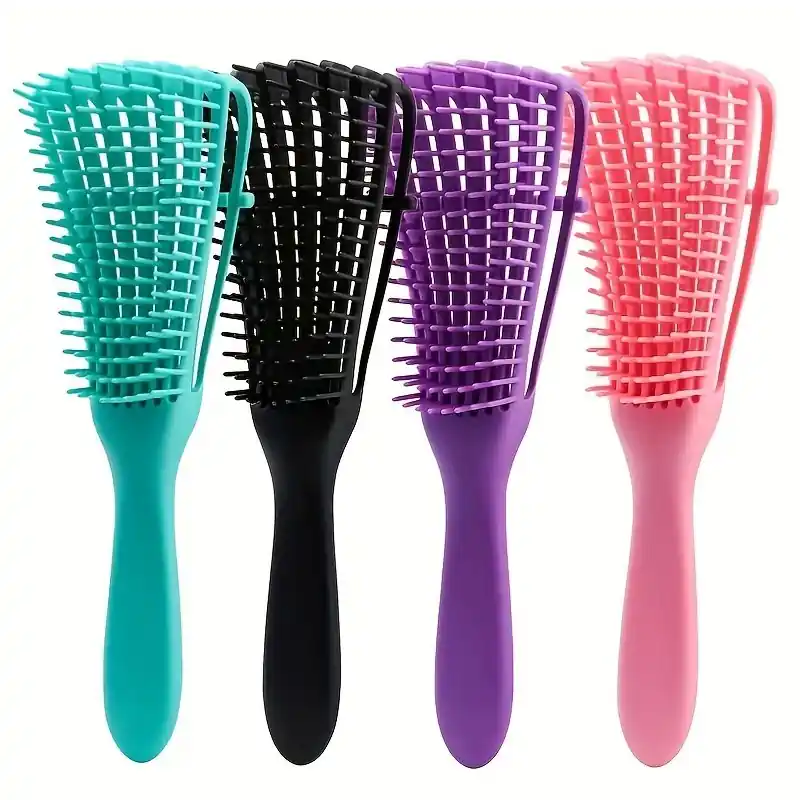 Octopus Shaped Detangling Hair Brush Scalp Massage Antistatic Wetdry Use