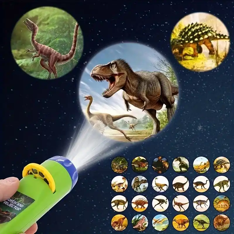 Interactive Educational Dinosaur Projector Torch For Creative Kids Ideal Holiday Gift