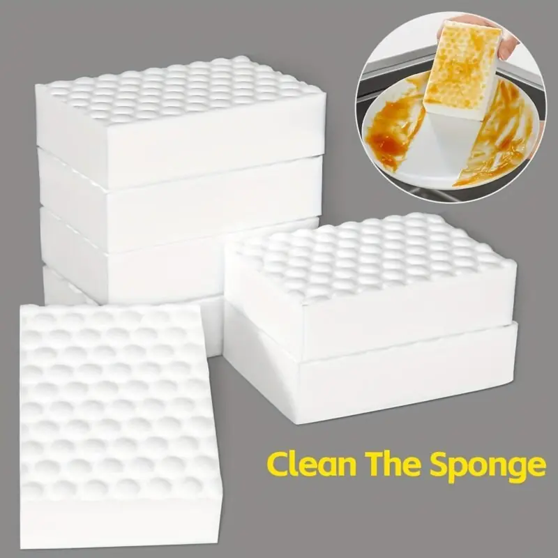 1020pcs Multifunctional Magic Nano Cleaning Sponge Eraser For Kitchen