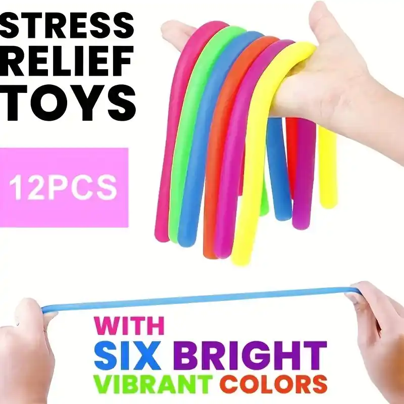Antistress Monkey Noodles Sensory Fidget Toys Anxiety Relief Elastic Strings