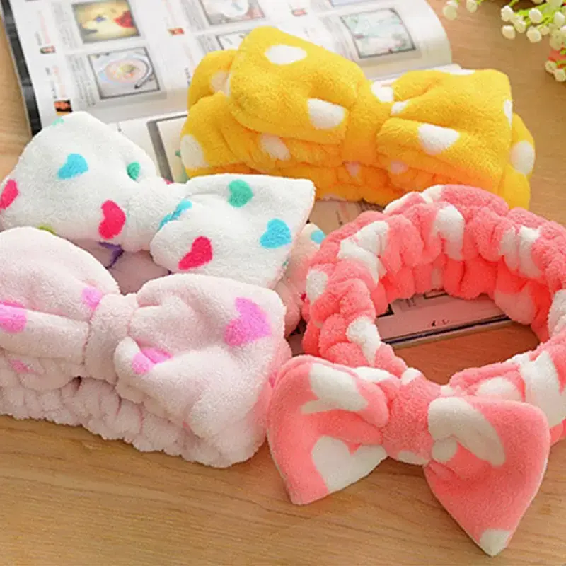 Womens Spa Makeup Bowknot Hair Band Shower Headband 1pc