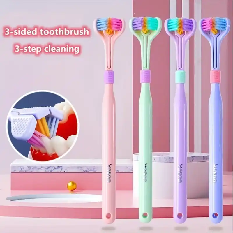 Adult Soft Bristle Travel Toothbrush For Complete Teeth And Gumcare