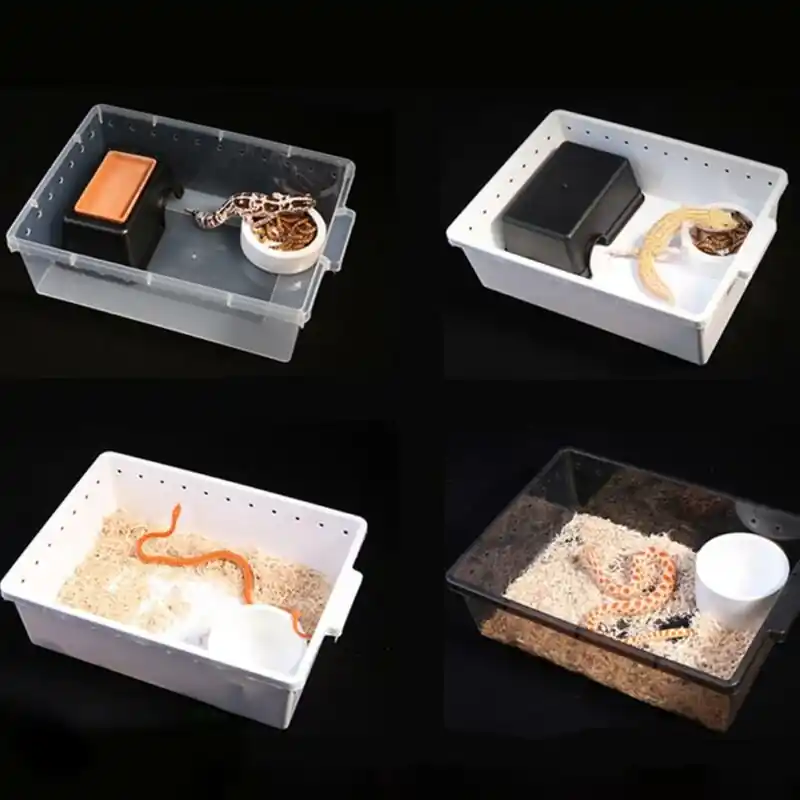 Drawerstyle Reptile Breeding Box For Snakes Assorted Colors