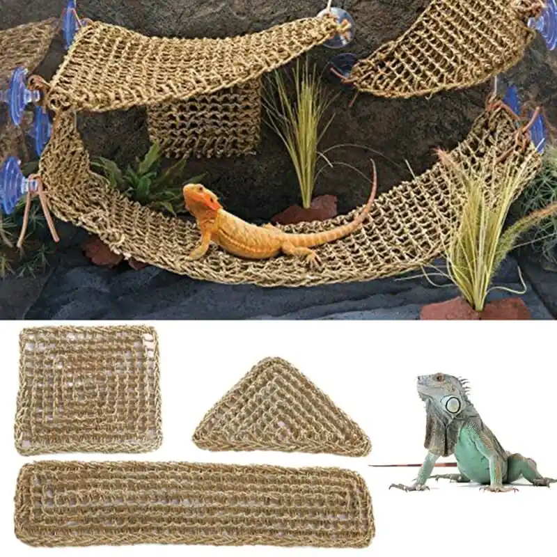 Small Reptile Hammock Bed Mat Ideal For Lizards Hermit Crabs