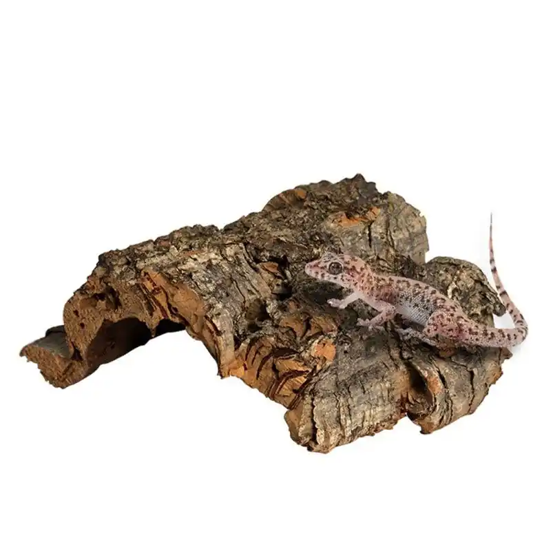 Cork Bark Reptile Climbing Tree For Terrarium Small Pet Habitat Decor