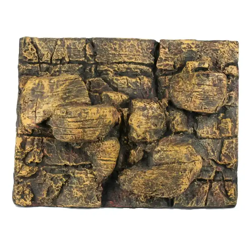 3d Rock Background Reptile Terrarium Aquarium For Gecko Lizard Fish Tortoise Frog