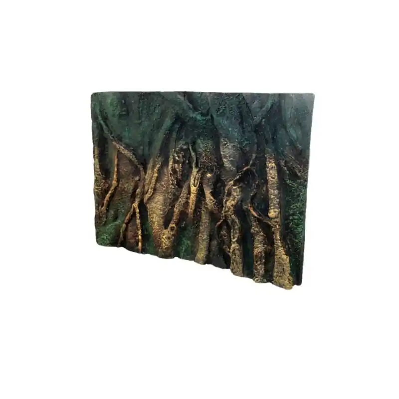3d Reptile Terrarium Decoration Tree Pattern Background For Gecko Lizard Frog Tortoise