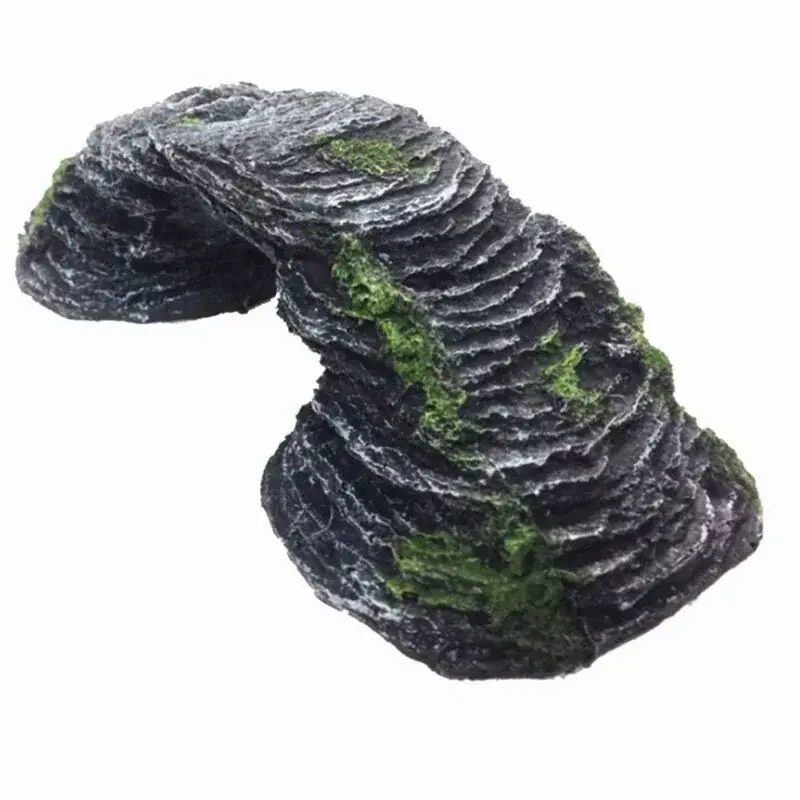 Reptile Basking Platform Turtle Island Simulation Rock Tank Decor