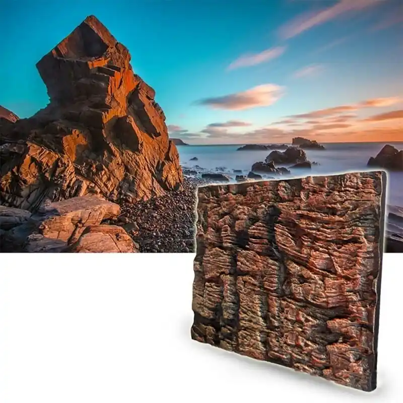 3d Stone Pattern Terrarium Background For Reptiles Insects Aquarium Fish