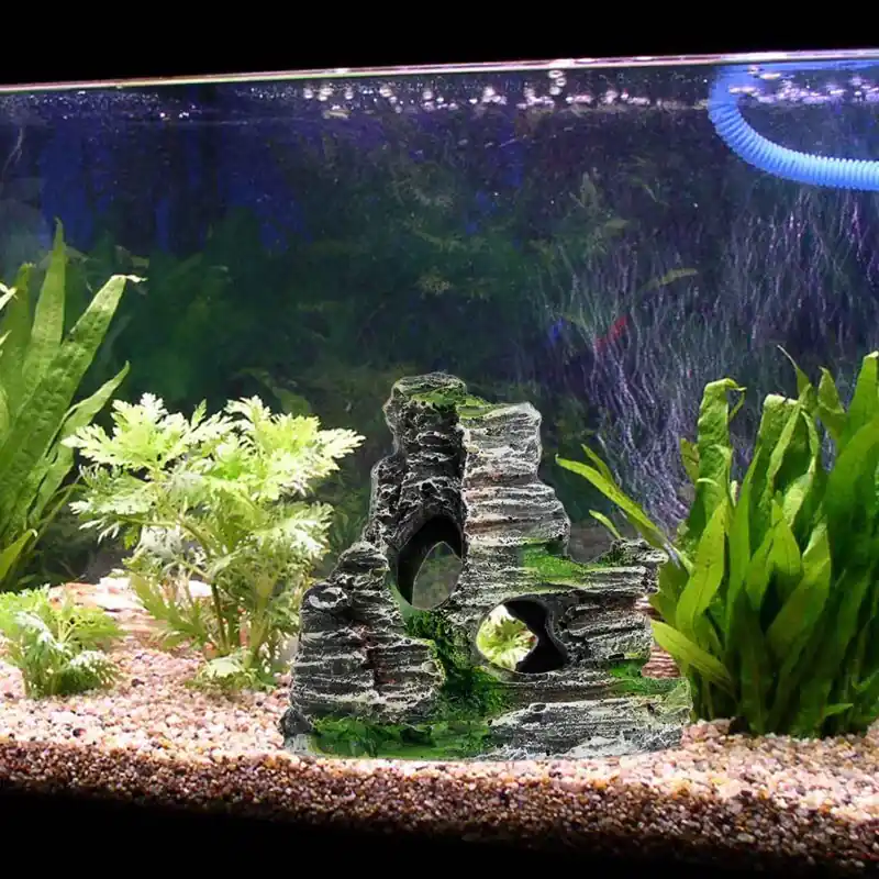 Mountain View Aquarium Rockery Cave Fish Tank Tree Ornament Decoration