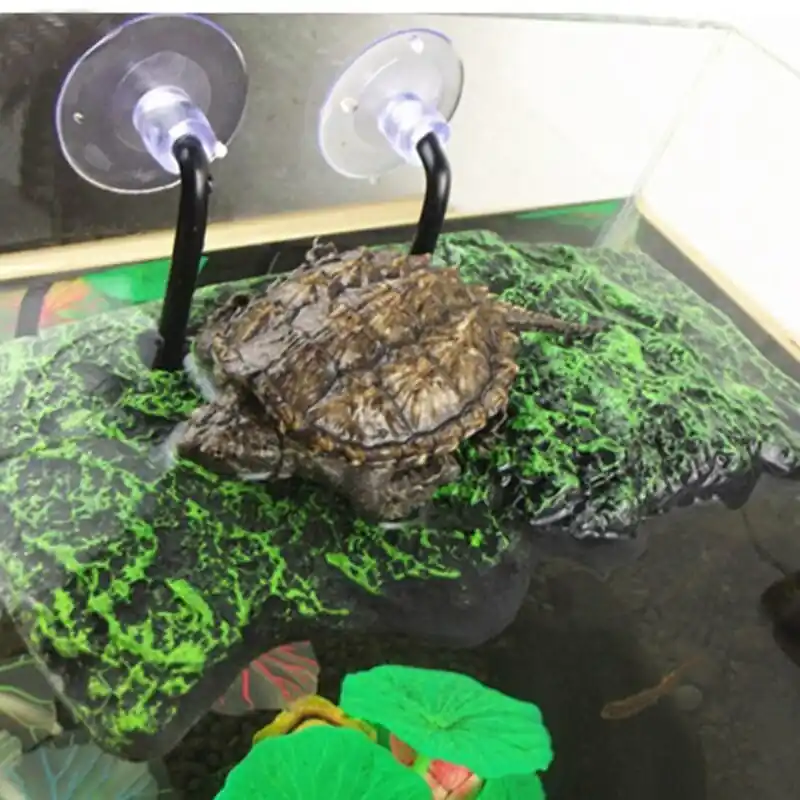 Floating Terrapin Platform Turtle Pier With Suction Cups For Aquarium Decor