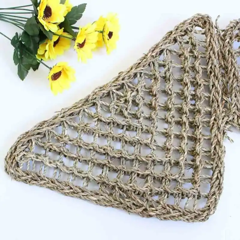 Bearded Dragon Iguana Reptile Hammock Basking Platform Natural Lizard Toy Mat