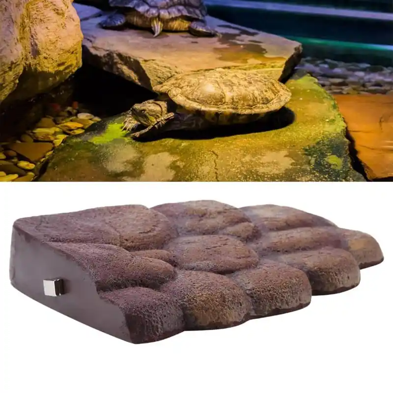 Magnetic Resin Turtle Basking Island Floating Climbing Platform For Aquatic Pets